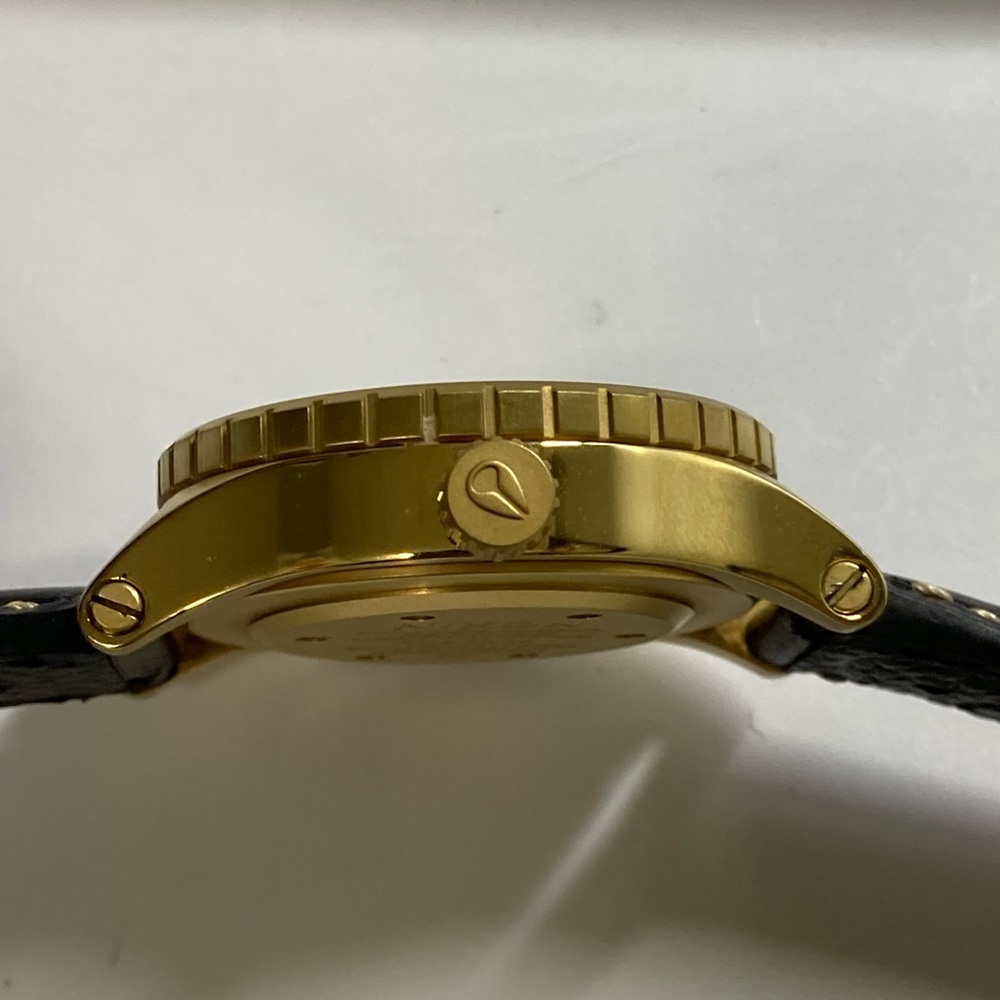 Nixon The 38-20, Refined, gold tones with black dial and strap, new battery - Picture 6 of 11